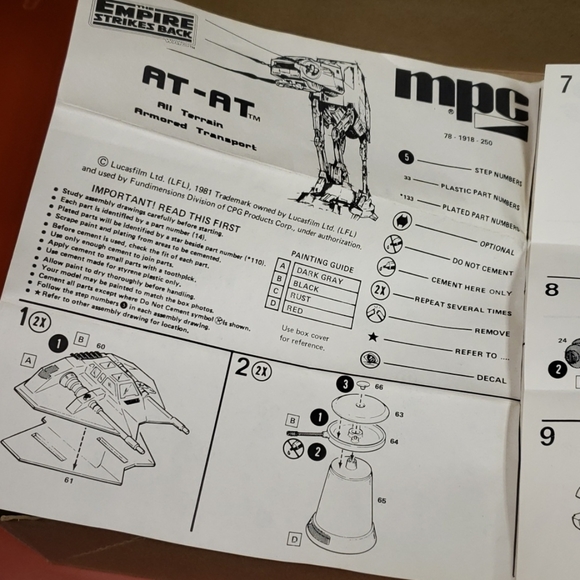 Bundle of 2 Vintage Star Wars Model Kits - Picture 3 of 14